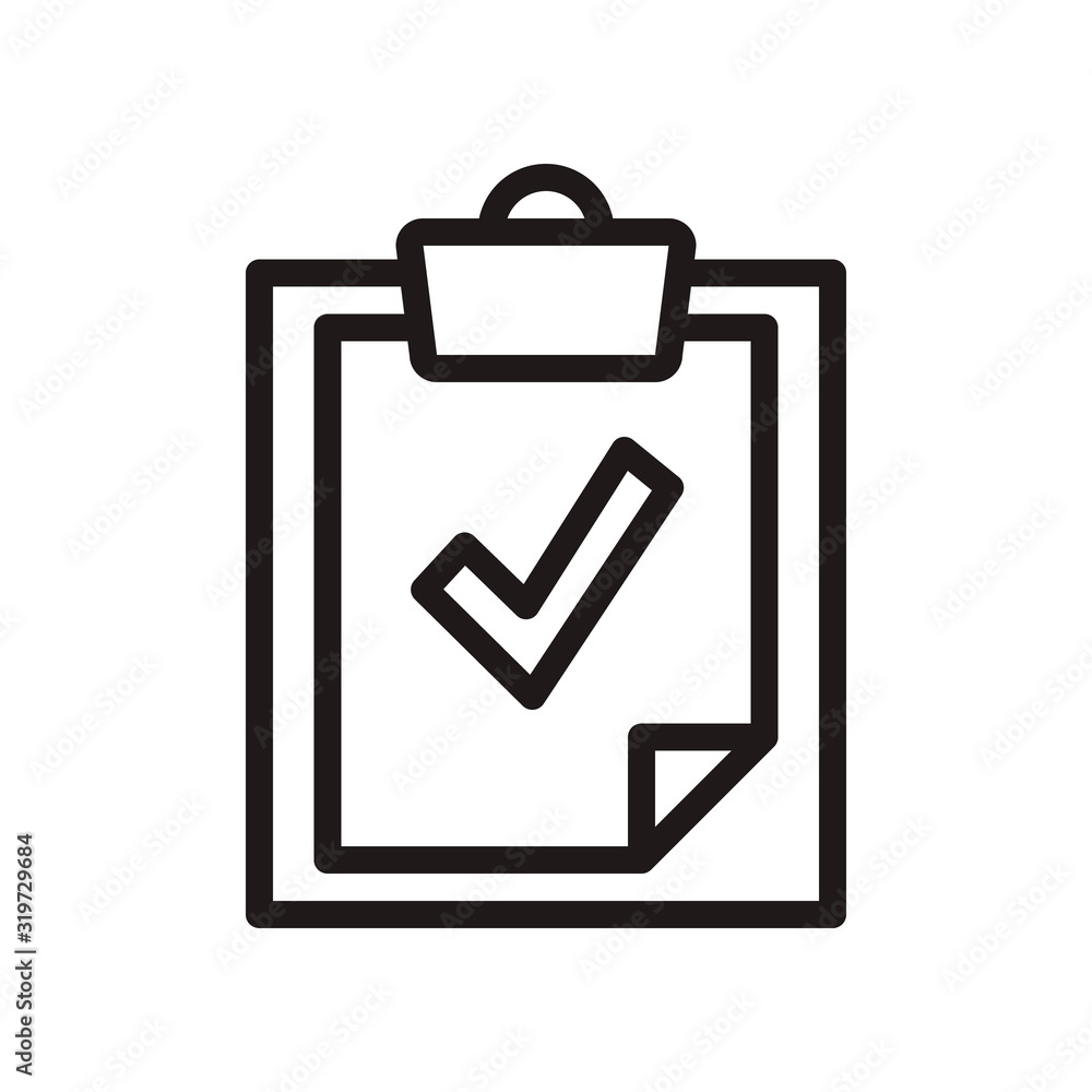 Clipboard, checklist, task icon in trendy outline style design. Vector graphic illustration. Clipboard icon for website design, logo, and ui. Editable vector stroke.Pixel perfect. EPS 10. Clipboard, checklist, task icon in trendy outline style design. Vector graphic illustration. Clipboard icon for website design, logo, and ui. Editable vector stroke.Pixel perfect. EPS 10.
