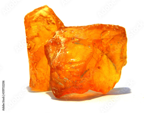 Obraz na plátně rosin isolated on white background