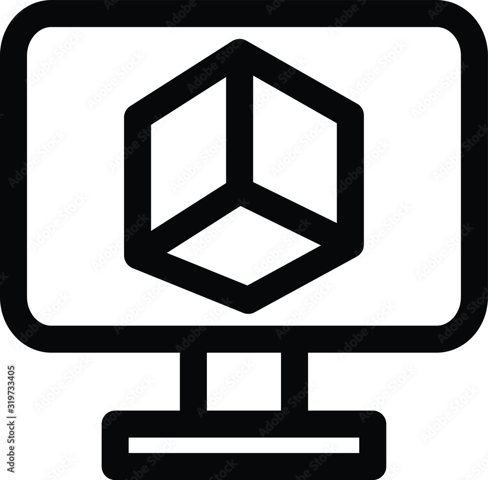 Simulation icon, vector Simulation icon, vector