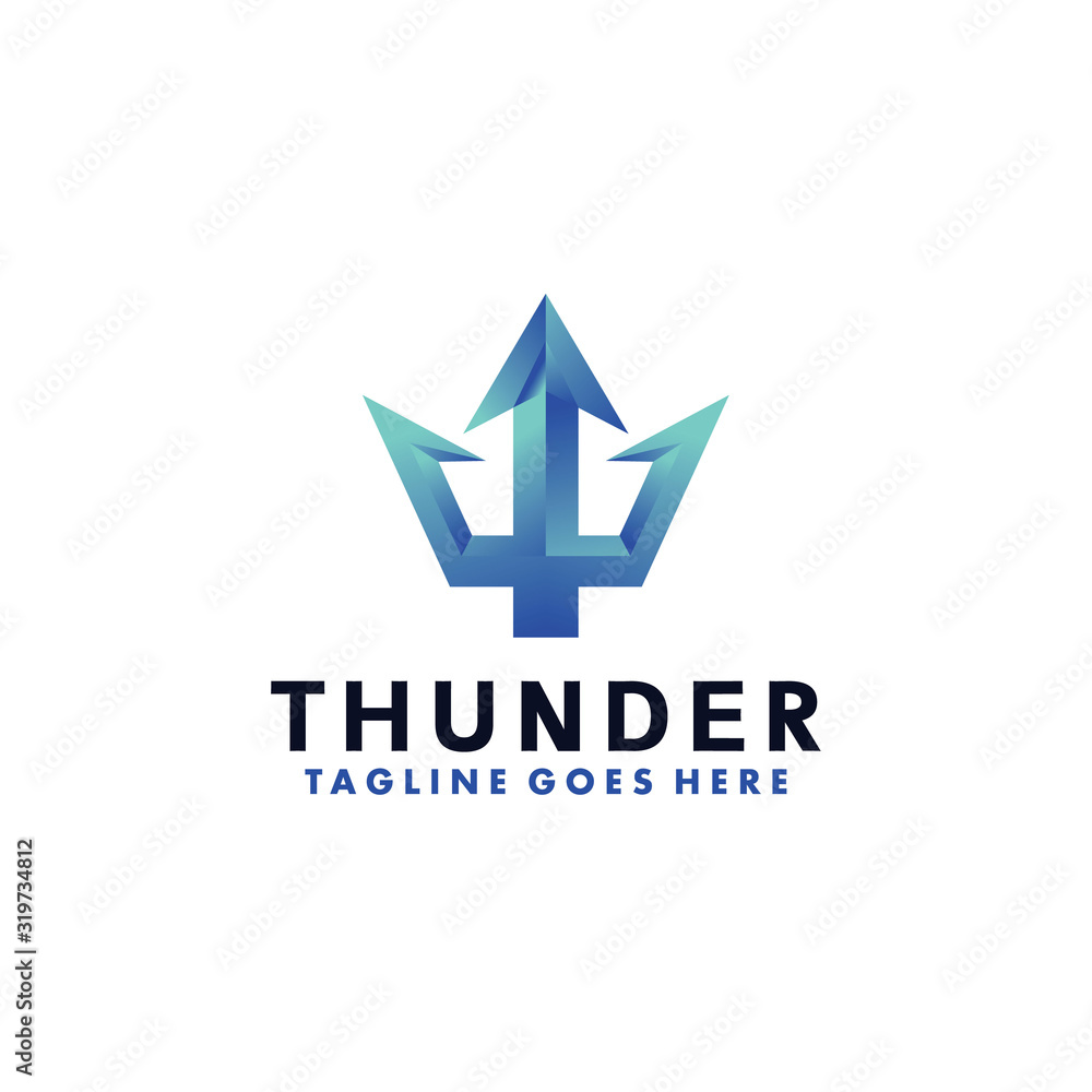 Thunder logo Technology design vector template with Blue Gradient Concept style. lightning Symbol for App, studio, internet, media, web, startup, Company And Business. Thunder logo Technology design vector template with Blue Gradient Concept style. lightning Symbol for App, studio, internet, media, web, startup, Company And Business.