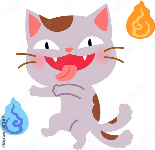 かわいい化け猫