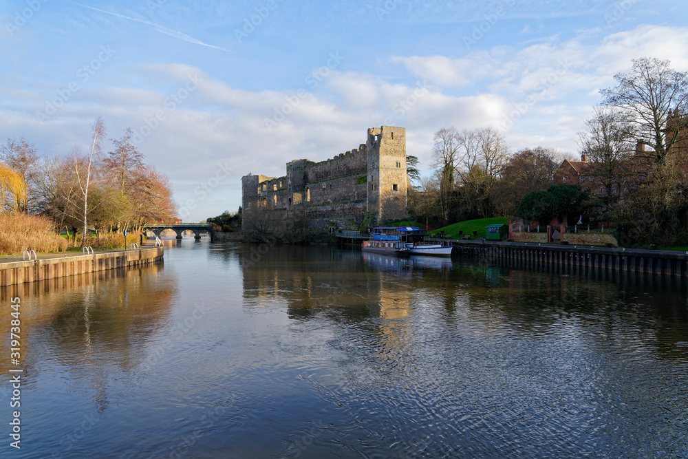 Rippling water of the River Trent at Newark on Trent