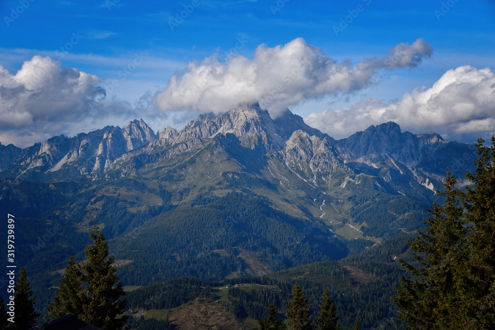 Blick auf das Dachsteingebirge Blick auf das Dachsteingebirge