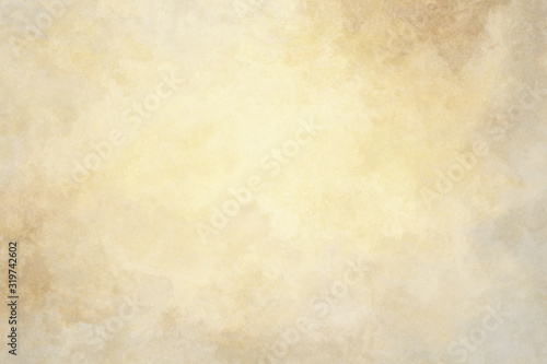 Abstract hand-painted gold beige vintage background
