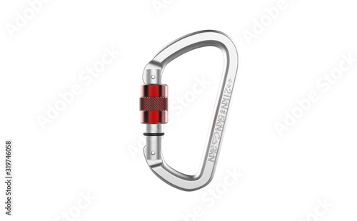 Obraz na plátně climbing carabiner