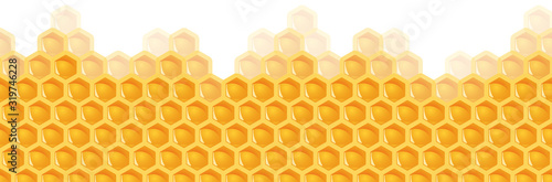 seamless honey comb background