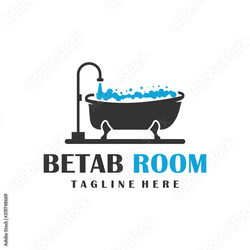 bathtub logo design