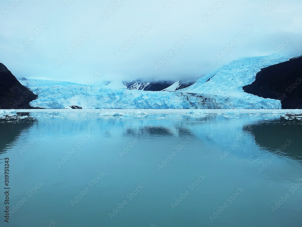 upsalla glacier, in argentina, patagonia