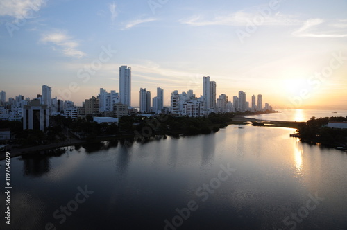  Panoramic sunrise sector El Laguito Cartagena
