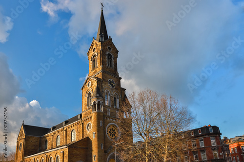 historic city verviers in belgium photo