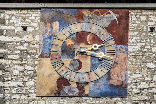 Old clock in Schaffhausen
