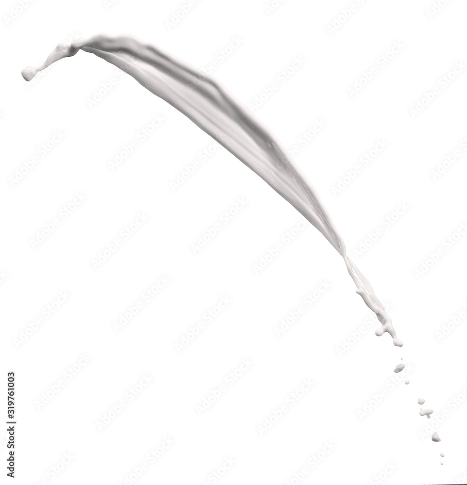 splendid white splash over white background splendid white splash over white background