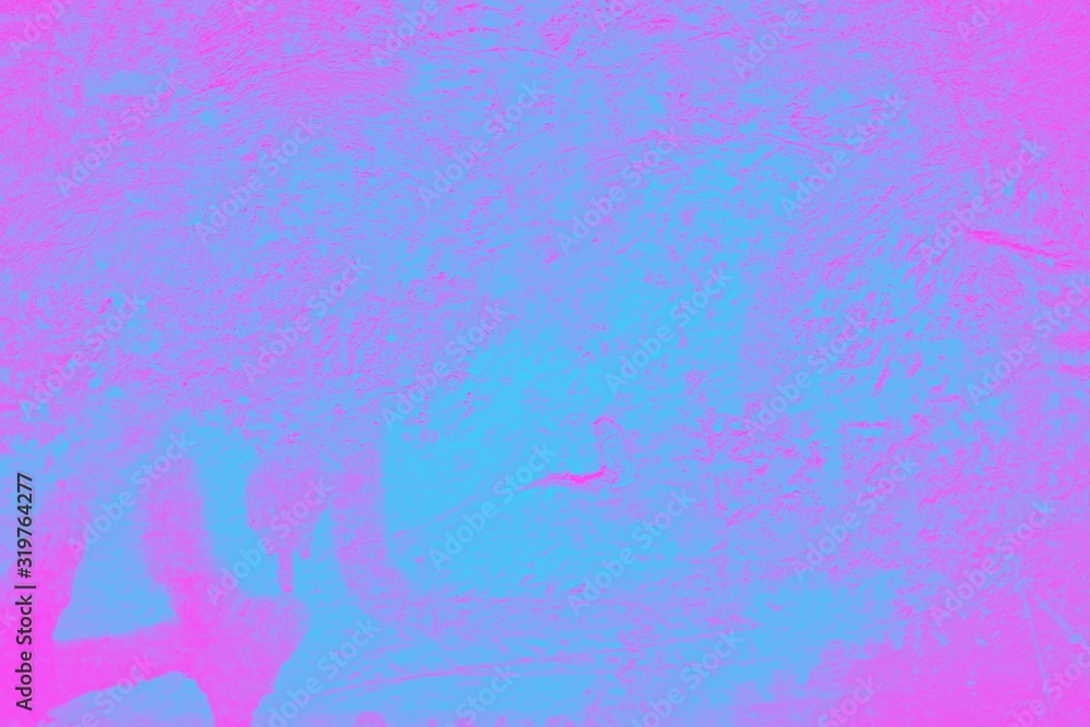 Vivid pink and blue texture surface with spots, shades of blue