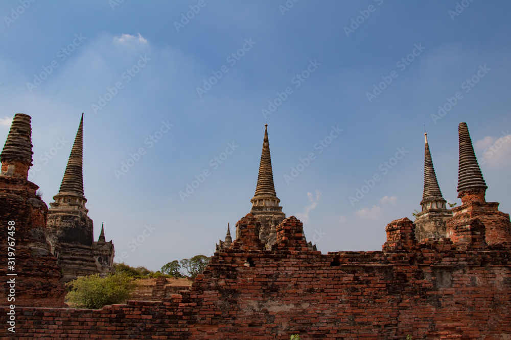 Fototapeta premium temple in ayutthaya thailand ์น.1