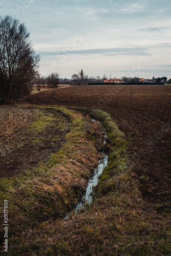 Rural landscape scene in no...