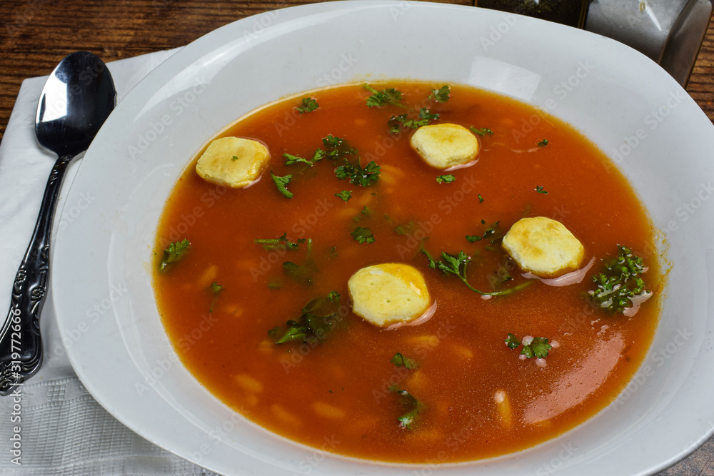 tomato rice soup