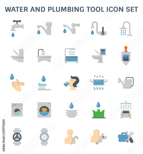 faucet water icon