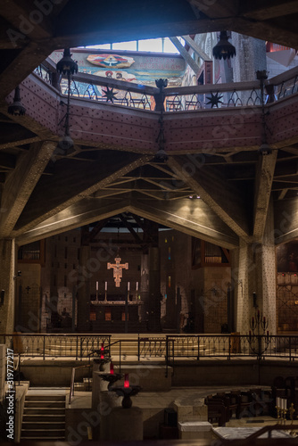 inside indoor chapel church Nazareth 