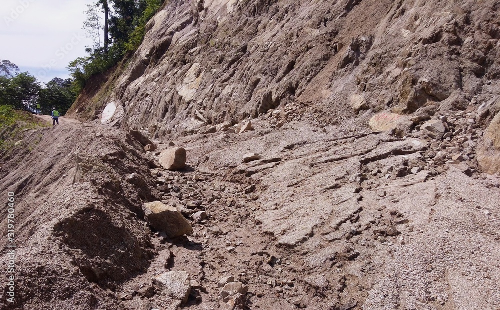 morphology of unmaintenance road morphology of unmaintenance road