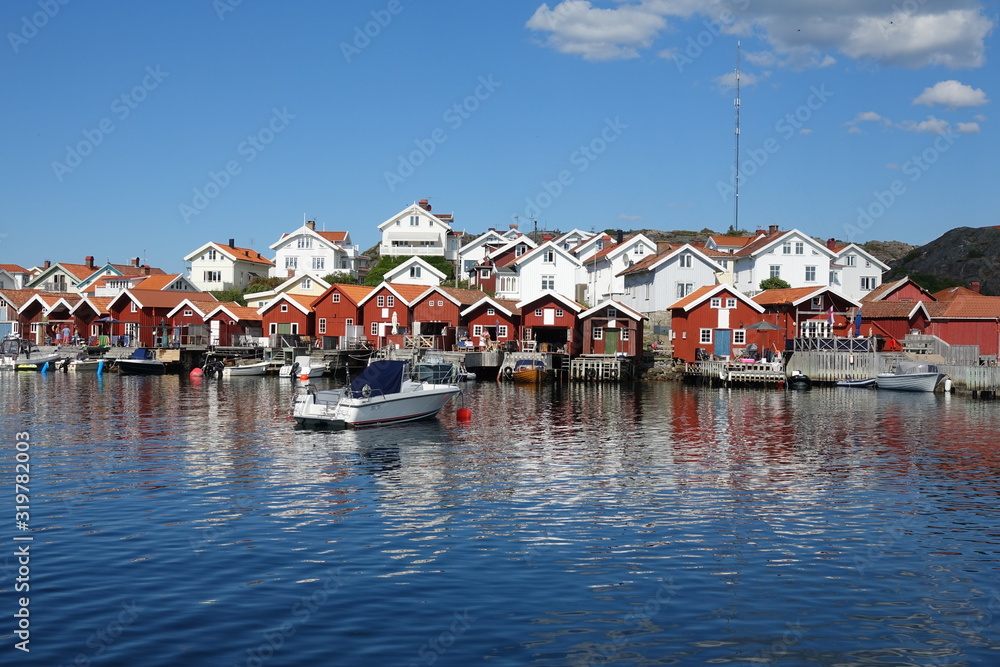 Fototapeta premium Haelleviksstrand auf der Insel Orust, Schweden
