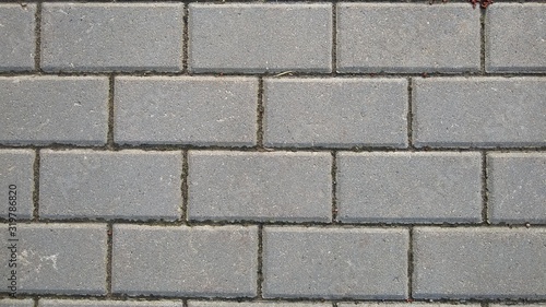 Paving stone texture - Concrete or cobble gray pavement slabs or stones for floor