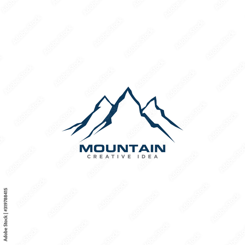 Mountain Adventure Logo Design Vector Mountain Adventure Logo Design Vector