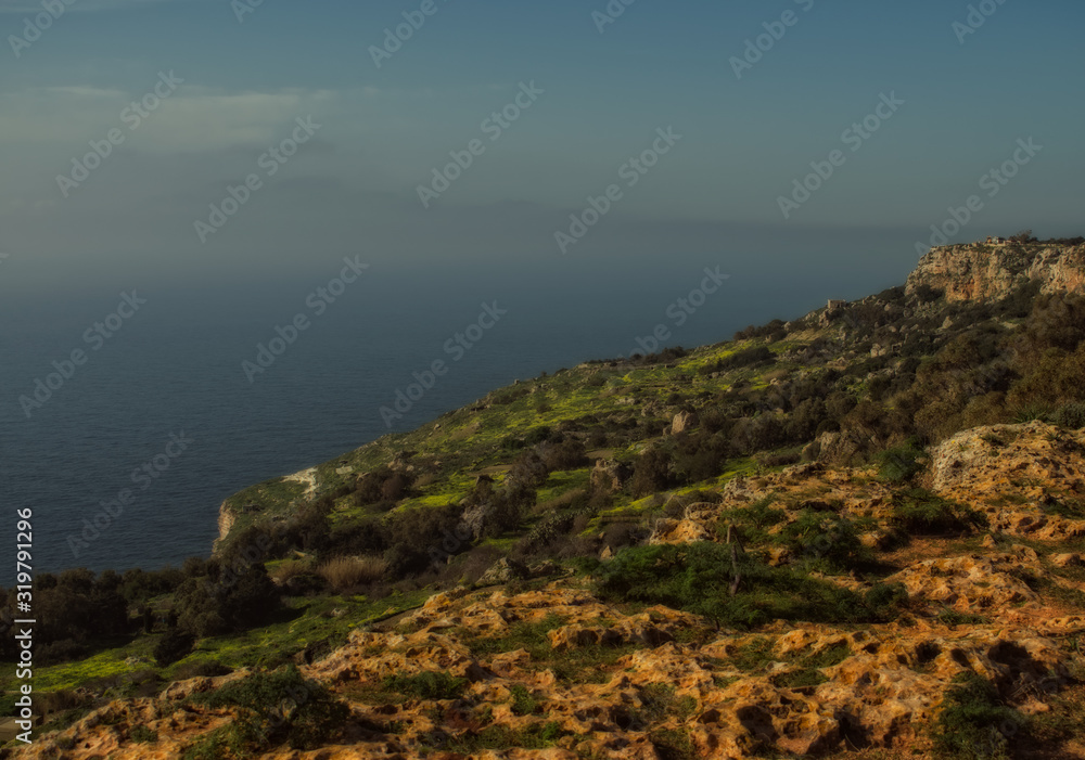 Fototapeta premium Dingli Cliffs in Malta