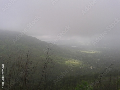 fog in mountains