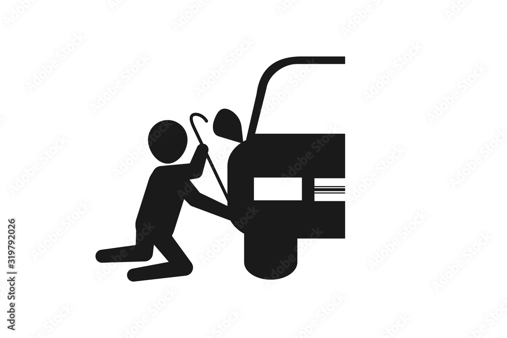 Car Repair Services icon vector Car Repair Services icon vector