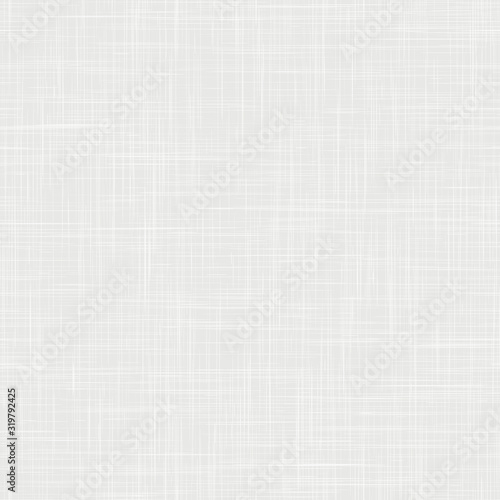 White woven linen fabric texture background. Seamless repeat vector pattern swatch. Light french gray ecru organic canvas fabric. Ecru textile weave flax unbleached backdrop swatch.