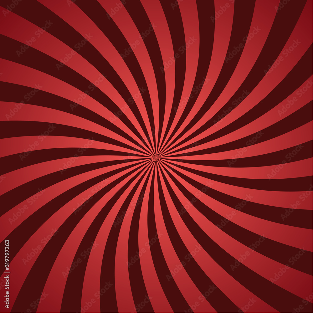 Fototapeta premium Sun ray retro vector illustration; background. Abstract radiate texture.