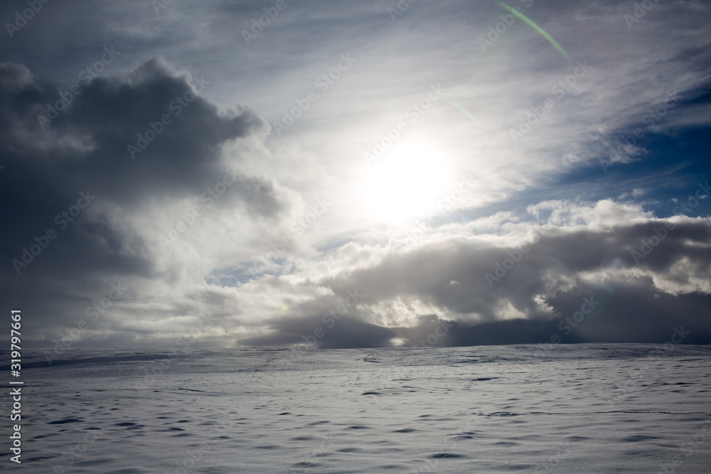 Obraz premium Island im Winter