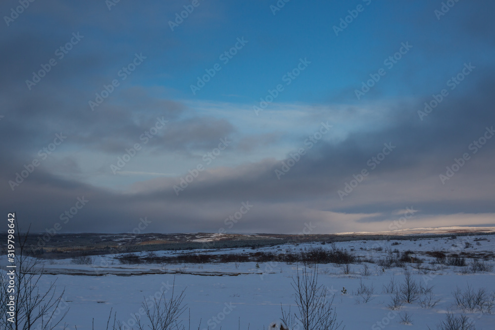 Obraz premium Island im Winter
