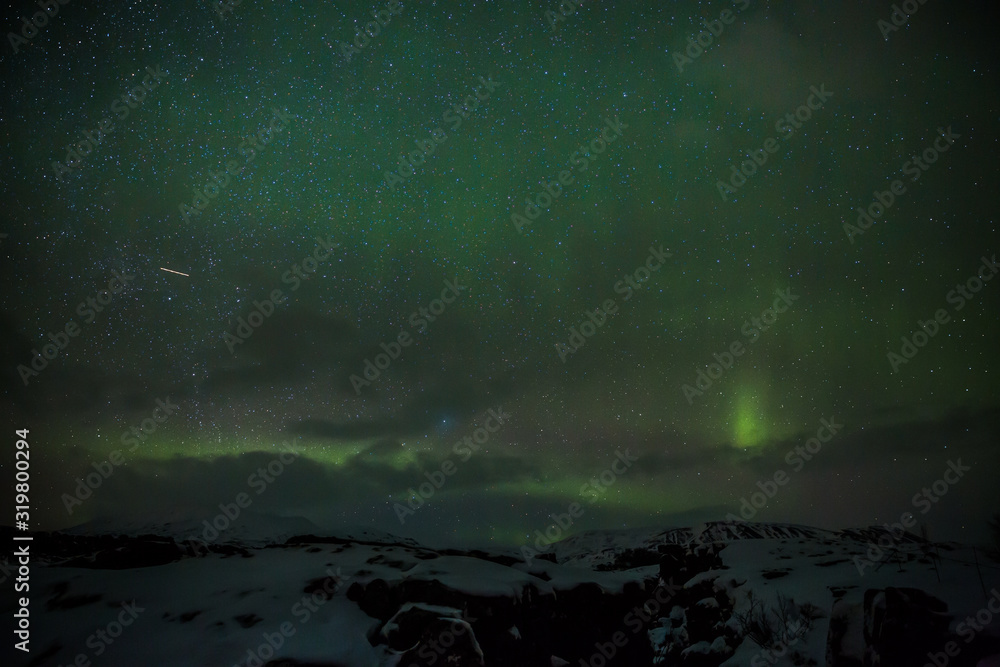 Polarlicht über Island - Aurora borealis