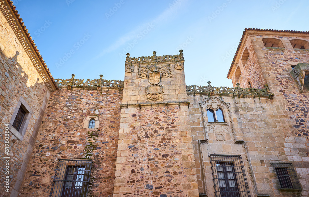 Old town of the monumental city of Cáceres. UNESCO World Heritage Site in 1986.
