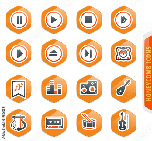 Music icons set
