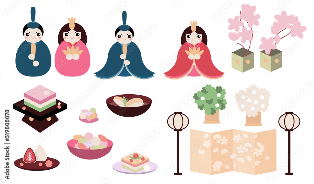 Φωτογραφία Hina Matsuri (Japanese Girls Festival) celebration card