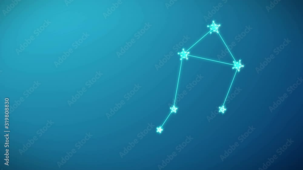 Libra zodiac constellation stars, dark sky blurred background, weigher Libra zodiac constellation stars, dark sky blurred background, weigher