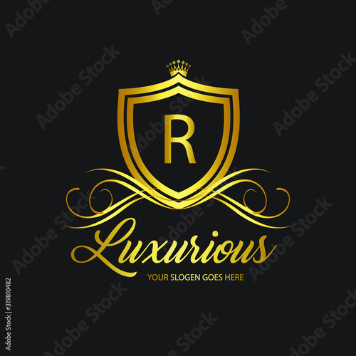 luxury logo for hotels and real estate