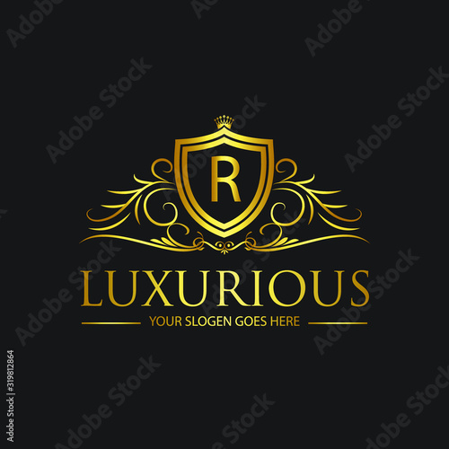 luxury logo for hotel and resturents