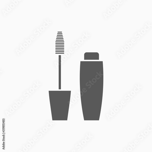 mascara brush icon, mascara vector