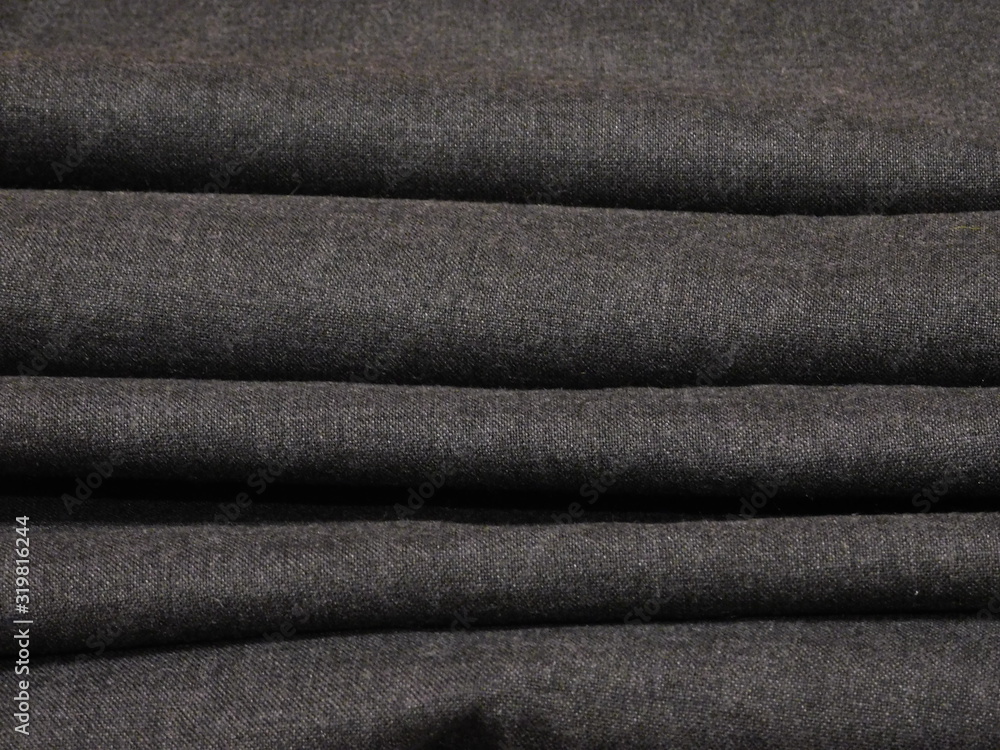Fototapeta premium black leather texture of fabric