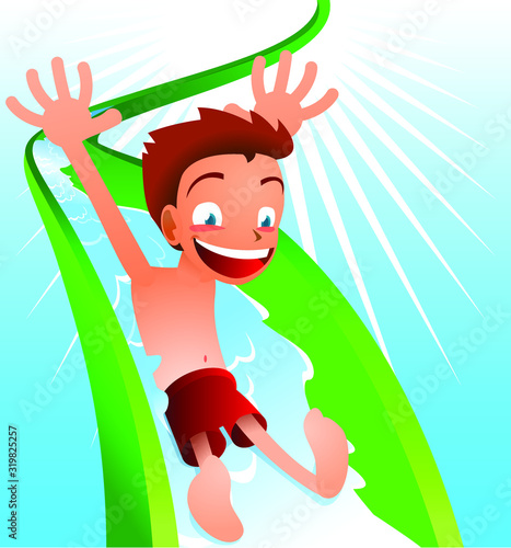 water slide
