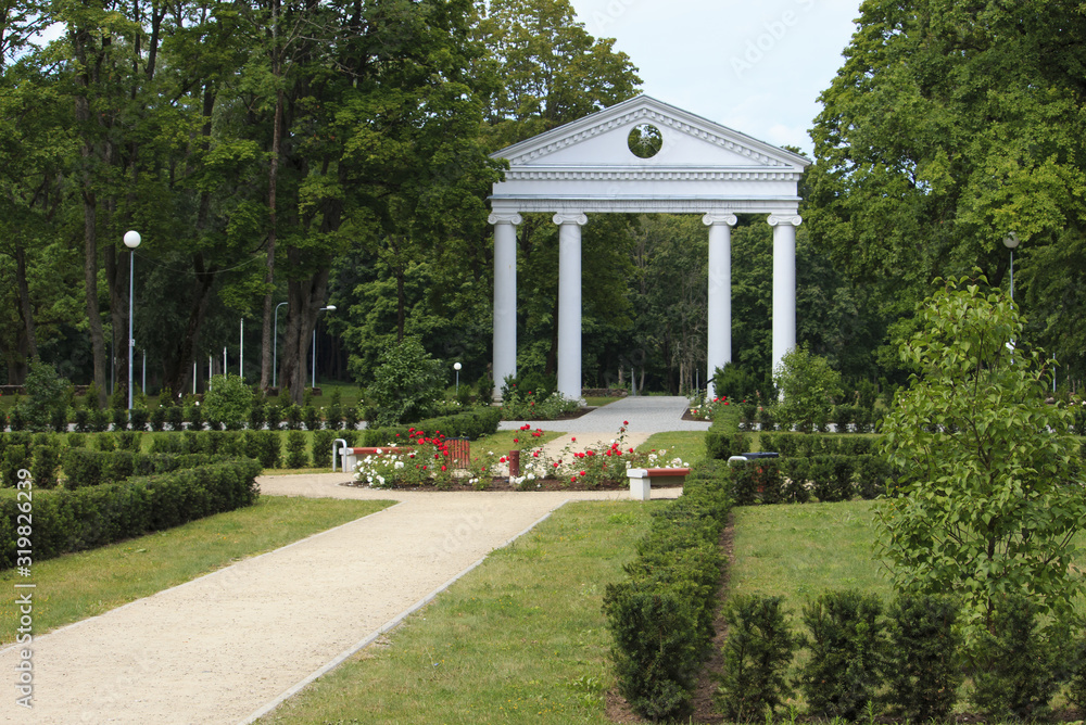 Obraz premium Manor Park in Lithuania.