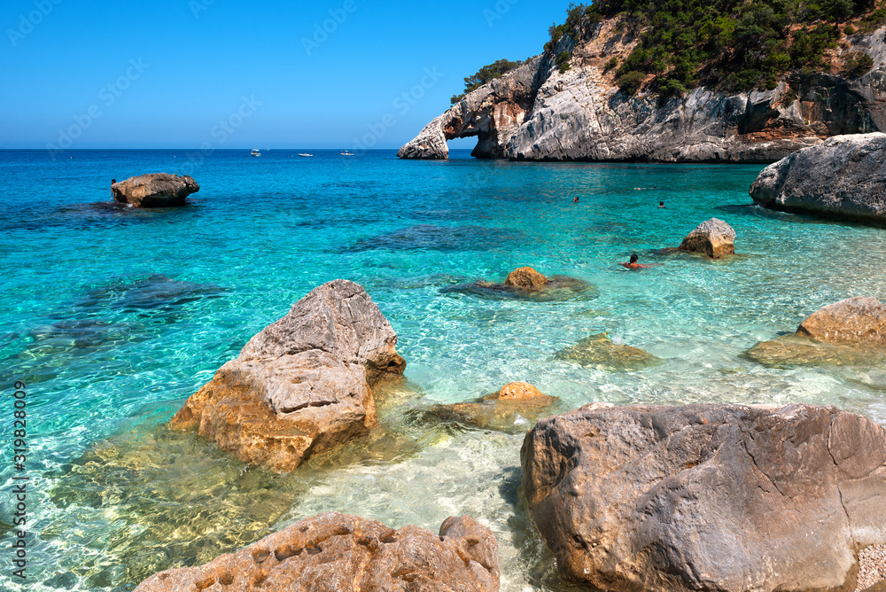 Sardegna, l'incantevole costa di Cala Goloritze, Baunei, Italia Sardegna, l'incantevole costa di Cala Goloritze, Baunei, Italia