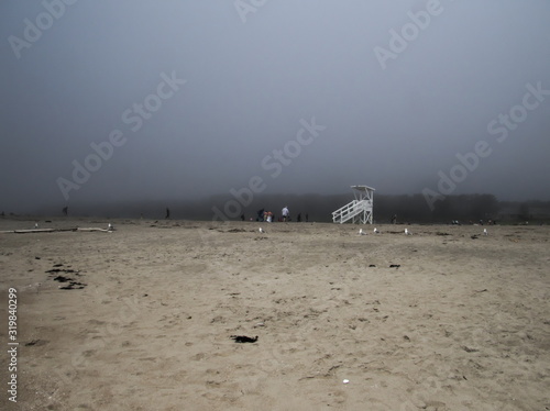 leaving the beach