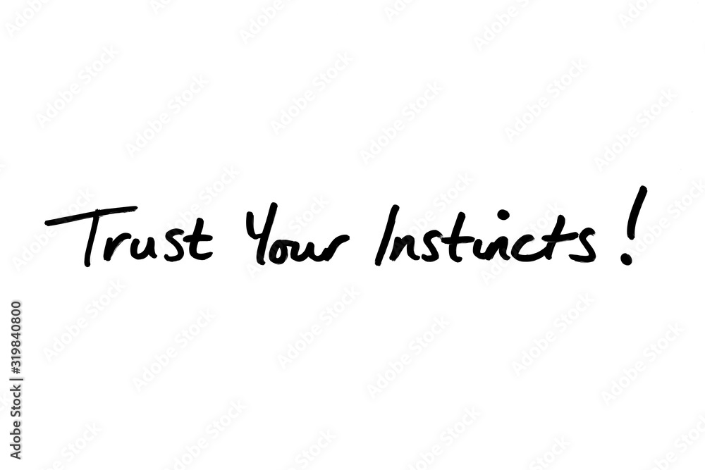 Trust Your Instincts! Trust Your Instincts!