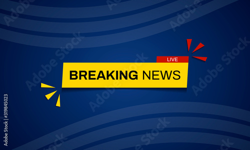 Breaking news, world news backgorund. TV news design. 
