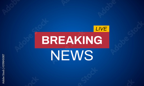 Breaking news, world news backgorund. TV news design. 