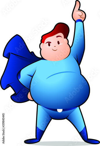 chubby superhero